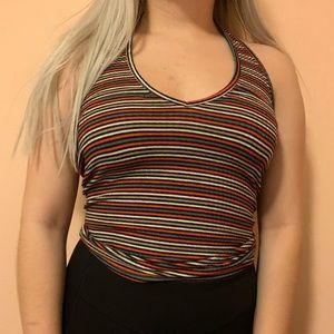 Striped Halter Top